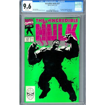 Incredible Hulk #377 CGC 9.6 (W) *2061305007*
