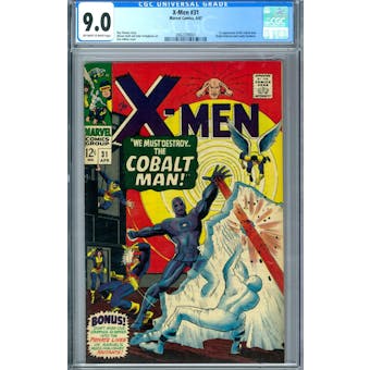 X-Men #31 CGC 9.0 (OW-W) *2062339007*