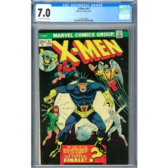 X-Men #87 CGC 7.0 (OW-W) *2062340009*