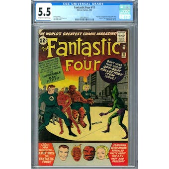 Fantastic Four #11 CGC 5.5 (OW-W) *2062341011*
