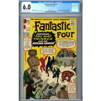 Fantastic Four #15 CGC 6.0 (OW-W) *2062341012*