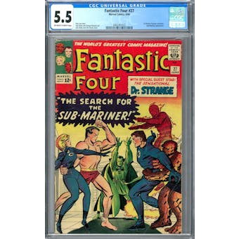 Fantastic Four #27 CGC 5.5 (OW-W) *2062341022*