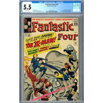 Fantastic Four #28 CGC 5.5 (OW) *2062341023*