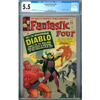 Fantastic Four #30 CGC 5.5 (OW-W) *2062341025*