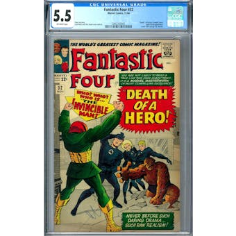 Fantastic Four #32 CGC 5.5 (OW) *2062342002*