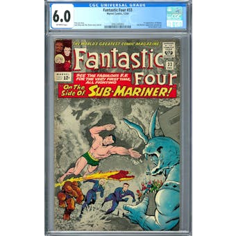 Fantastic Four #33 CGC 6.0 (OW) *2062342003*