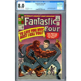 Fantastic Four #42 CGC 8.0 (OW-W) *2062342011*