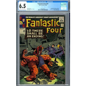 Fantastic Four #43 CGC 6.5 (OW-W) *2062342012*