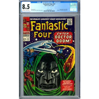 Fantastic Four #57 CGC 8.5 (OW-W) *2062342019*
