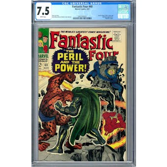 Fantastic Four #60 CGC 7.5 (W) *2062342022*