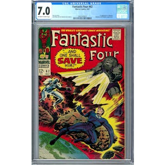 Fantastic Four #62 CGC 7.0 (OW-W) *2062342023*