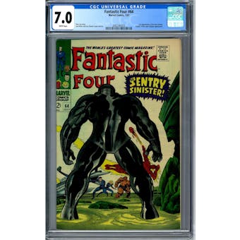 Fantastic Four #64 CGC 7.0 (W) *2062342025*