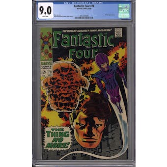 Fantastic Four #78 CGC 9.0 (W) *2062343008*