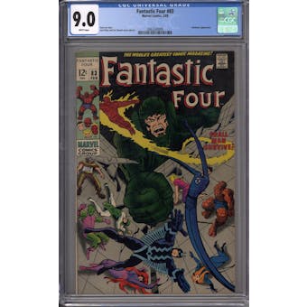 Fantastic Four #83 CGC 9.0 (W) *2062343009*
