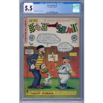 Fat and Slat #2 CGC 5.5 (OW-W) *2062590011*