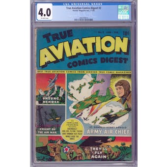 True Aviation Comics Digest #2 CGC 4.0 (OW) *2062590012*