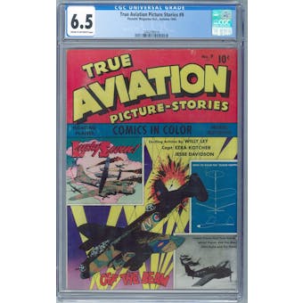 True Aviation Picture Stories #9 CGC 6.5 (C-OW) *2062590016*