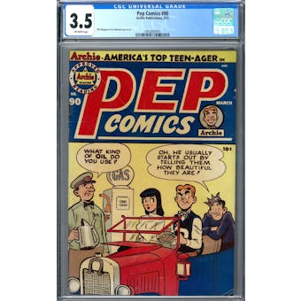 Pep Comics #90 CGC 3.5 (OW) *2062600001*