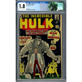Incredible Hulk #1 CGC 1.8 (OW-W) *2063017001*