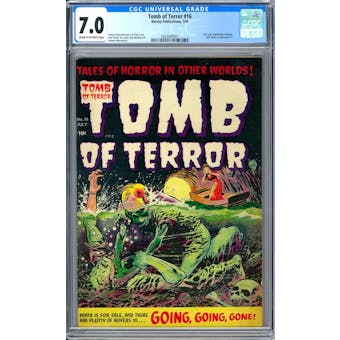 Tomb of Terror #16 CGC 7.0 (C-OW) *2063600001*