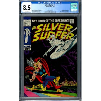 Silver Surfer #4 CGC 8.5 (W) *2063871001*