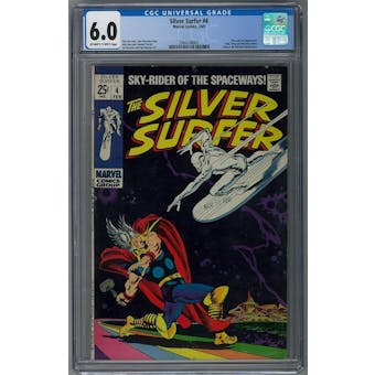 Silver Surfer #4 CGC 6.0 (OW-W) *2064168001*