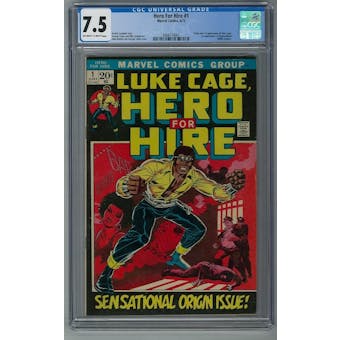 Hero For Hire #1 CGC 7.5 (OW-W) *2064770001*
