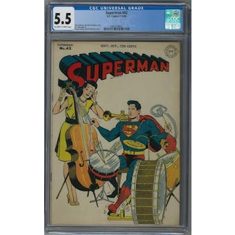 Superman #42 CGC 5.5 (OW-W) *2065234005*