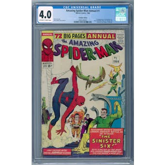 Amazing Spider-Man Annual #1 CGC 4.0 (OW-W) Canadian Edition *2065236007*