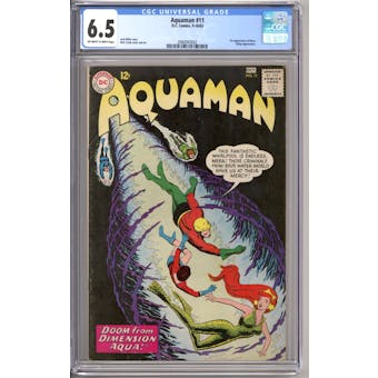 Aquaman #11 CGC 6.5 (OW-W) *2066943002*