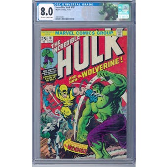 Incredible Hulk #181 CGC 8.0 (OW-W) *2067742001*