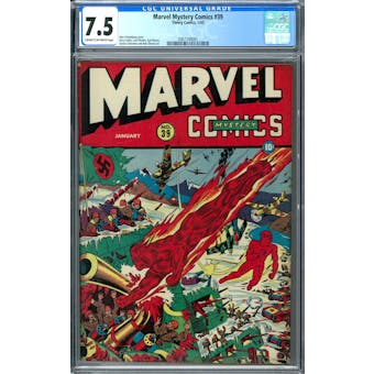 Marvel Mystery Comics #39 CGC 7.5 (C-OW) *2067744001*