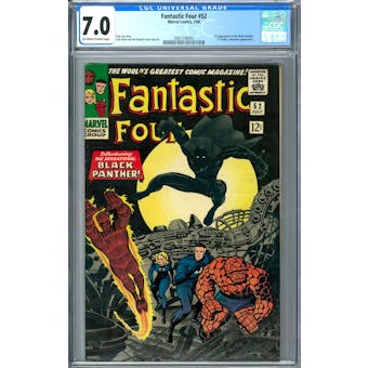 Fantastic Four #52 CGC 7.0 (OW-W) *2067744003*