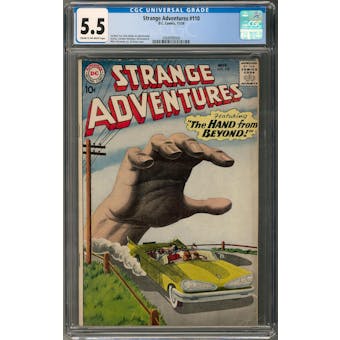 Strange Adventures #110 CGC 5.5 (C-OW) *2068098008*