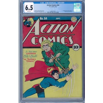 Action Comics #64 CGC 6.5 (W) *2068107001*