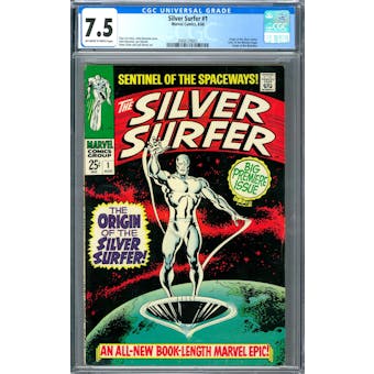 Silver Surfer #1 CGC 7.5 (OW-W) *2068129001*