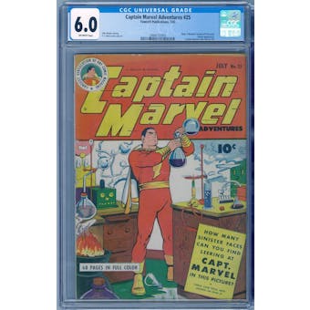 Captain Marvel Adventures #25 CGC 6.0 (OW) *2068132003* Mystery2020Series7 - (Hit Parade Inventory)