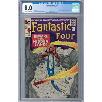 Fantastic Four #47 CGC 8.0 (OW-W) *2068132007*