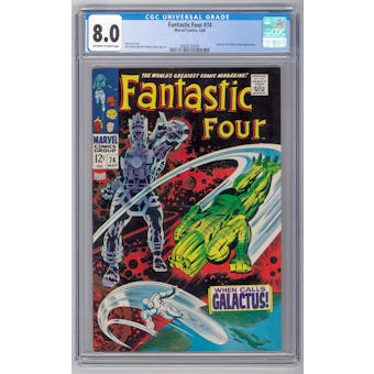 Fantastic Four #74 CGC 8.0 (OW-W) *2068132009*