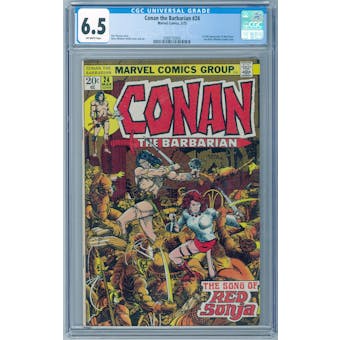 Conan The Barbarian #24 CGC 6.5 (OW) *2068155002*