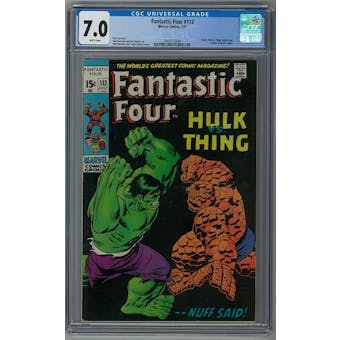Fantastic Four #112 CGC 7.0 (W) *2068155004*
