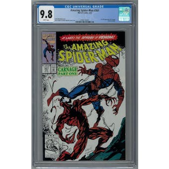 Amazing Spider-Man #361 CGC 9.8 (W) *2068156007*
