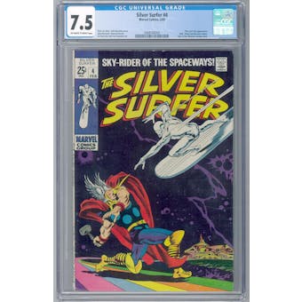 Silver Surfer #4 CGC 7.5 (OW-W) *2068180003*