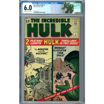 Incredible Hulk #4 CGC 6.0 (C-OW) *2070241002*