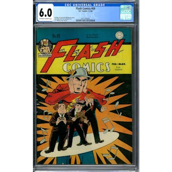 Flash Comics #69 CGC 6.0 (OW-W) *2071292001*