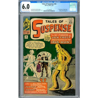 Tales of Suspense #45 CGC 6.0 (OW-W) *2072389006*
