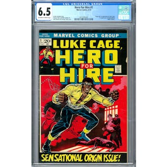 Hero For Hire #1 CGC 6.5 (OW-W) *2072391007*