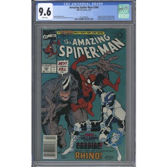 Amazing Spider-Man #344 CGC 9.6 (W) *2072393004*