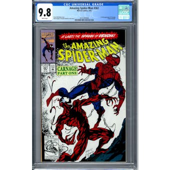 Amazing Spider-Man #361 CGC 9.8 (W) *2072393008*