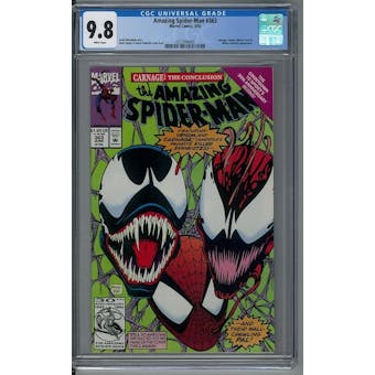 Amazing Spider-Man #363 CGC 9.8 (W) *2072394003*